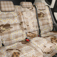 Aloha Hawaii Paniolo Khaki Palaka Back Car Seat Cover Coastal Rodeo LT7 - Polynesian Pride