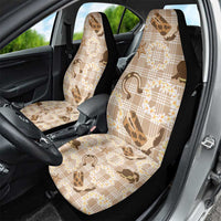 Aloha Hawaii Paniolo Khaki Palaka Car Seat Cover Coastal Rodeo LT7 - Polynesian Pride