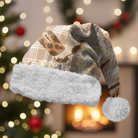 Aloha Hawaii Paniolo Khaki Palaka Christmas Santa Hat Coastal Rodeo - Polynesian Pride