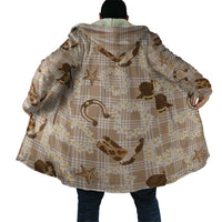 Aloha Hawaii Paniolo Khaki Palaka Cloak Coastal Rodeo LT7 - Polynesian Pride