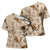 Aloha Hawaii Paniolo Khaki Palaka Cross Shoulder Shirt Coastal Rodeo - Polynesian Pride