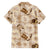 Aloha Hawaii Paniolo Khaki Palaka Family Matching Off Shoulder Maxi Dress and Hawaiian Shirt Coastal Rodeo - Polynesian Pride