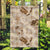 Aloha Hawaii Paniolo Khaki Palaka Garden Flag Coastal Rodeo - Polynesian Pride