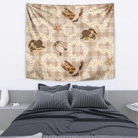 Aloha Hawaii Paniolo Khaki Palaka Tapestry Coastal Rodeo LT7 - Polynesian Pride