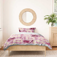 Aloha Hawaii Paniolo Lokelani Rose Palaka Bedding Set Coastal Rodeo - Polynesian Pride