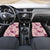Aloha Hawaii Paniolo Lokelani Rose Palaka Car Mats Coastal Rodeo - Polynesian Pride