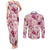 Aloha Hawaii Paniolo Lokelani Rose Palaka Couples Matching Tank Maxi Dress and Long Sleeve Button Shirt Coastal Rodeo - Polynesian Pride