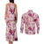 Aloha Hawaii Paniolo Lokelani Rose Palaka Couples Matching Tank Maxi Dress and Long Sleeve Button Shirt Coastal Rodeo - Polynesian Pride