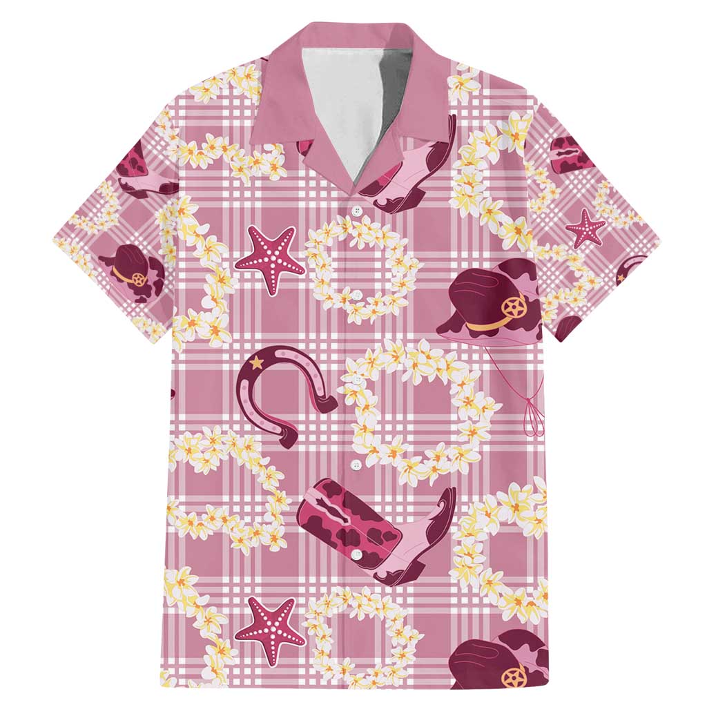 Aloha Hawaii Paniolo Lokelani Rose Palaka Family Matching Mermaid Dress and Hawaiian Shirt Coastal Rodeo - Polynesian Pride