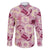 Aloha Hawaii Paniolo Lokelani Rose Palaka Family Matching Off Shoulder Maxi Dress and Hawaiian Shirt Coastal Rodeo - Polynesian Pride