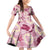 Aloha Hawaii Paniolo Lokelani Rose Palaka Family Matching Off Shoulder Short Dress and Hawaiian Shirt Coastal Rodeo - Polynesian Pride