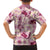 Aloha Hawaii Paniolo Lokelani Rose Palaka Family Matching Puletasi and Hawaiian Shirt Coastal Rodeo - Polynesian Pride
