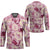 Aloha Hawaii Paniolo Lokelani Rose Palaka Hockey Jersey Coastal Rodeo - Polynesian Pride