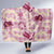 Aloha Hawaii Paniolo Lokelani Rose Palaka Hooded Blanket Coastal Rodeo - Polynesian Pride