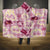 Aloha Hawaii Paniolo Lokelani Rose Palaka Hooded Blanket Coastal Rodeo - Polynesian Pride