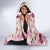 Aloha Hawaii Paniolo Lokelani Rose Palaka Hooded Blanket Coastal Rodeo - Polynesian Pride
