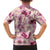 Aloha Hawaii Paniolo Lokelani Rose Palaka Kid Hawaiian Shirt Coastal Rodeo - Polynesian Pride