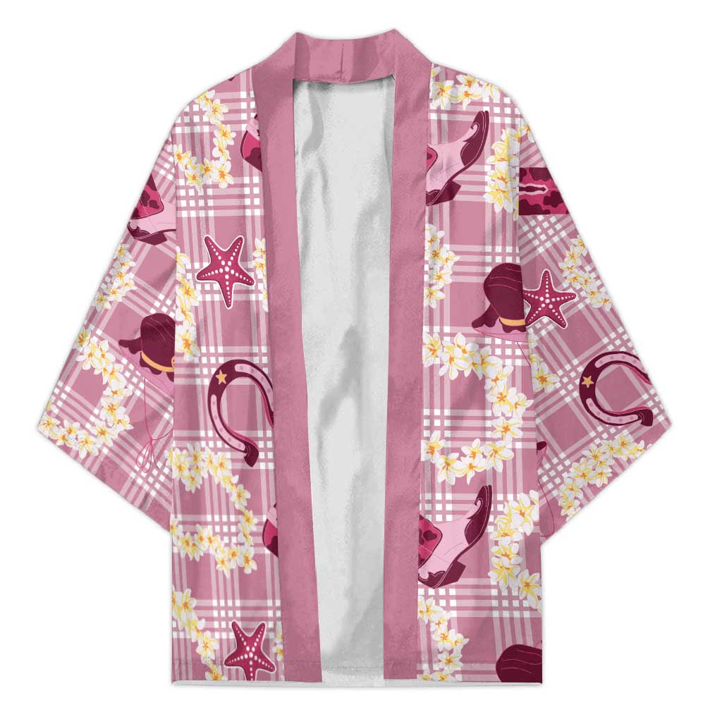 Aloha Hawaii Paniolo Lokelani Rose Palaka Kimono Coastal Rodeo - Polynesian Pride