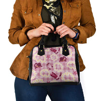 Aloha Hawaii Paniolo Lokelani Rose Palaka Shoulder Handbag Coastal Rodeo LT7 - Polynesian Pride