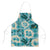 Aloha Hawaii Paniolo Teal Palaka Apron Coastal Rodeo - Polynesian Pride