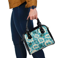 Aloha Hawaii Paniolo Teal Palaka Shoulder Handbag Coastal Rodeo LT7 - Polynesian Pride