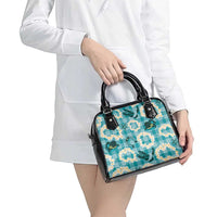 Aloha Hawaii Paniolo Teal Palaka Shoulder Handbag Coastal Rodeo LT7 - Polynesian Pride
