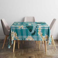 Aloha Hawaii Paniolo Teal Palaka Tablecloth Coastal Rodeo - Polynesian Pride