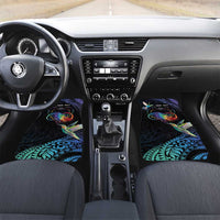 Polynesian Cancers Awareness Car Mats Hummingbird - Fly High Until We Meet Again