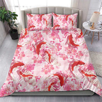 Pink Palaka Hawaii Aloha Bedding Set Koi Pond Mix Sakura - Polynesian Pride