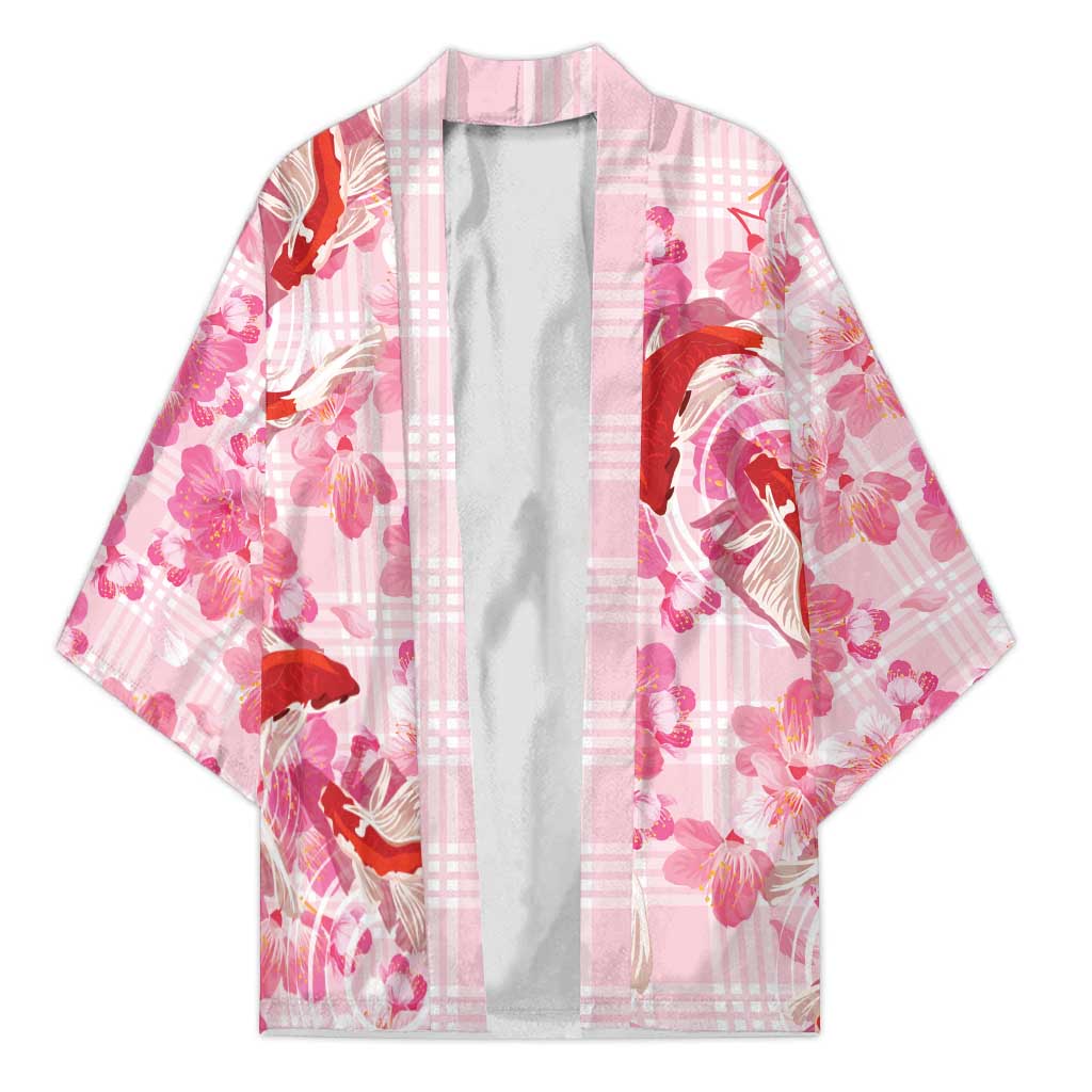 Pink Palaka Hawaii Aloha Kimono Koi Pond Mix Sakura - Polynesian Pride