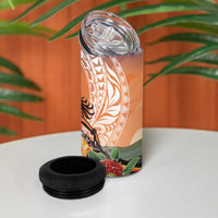 Hawaii Women's Day Tribal 4 in 1 Can Cooler Tumbler Pele Honua Mea