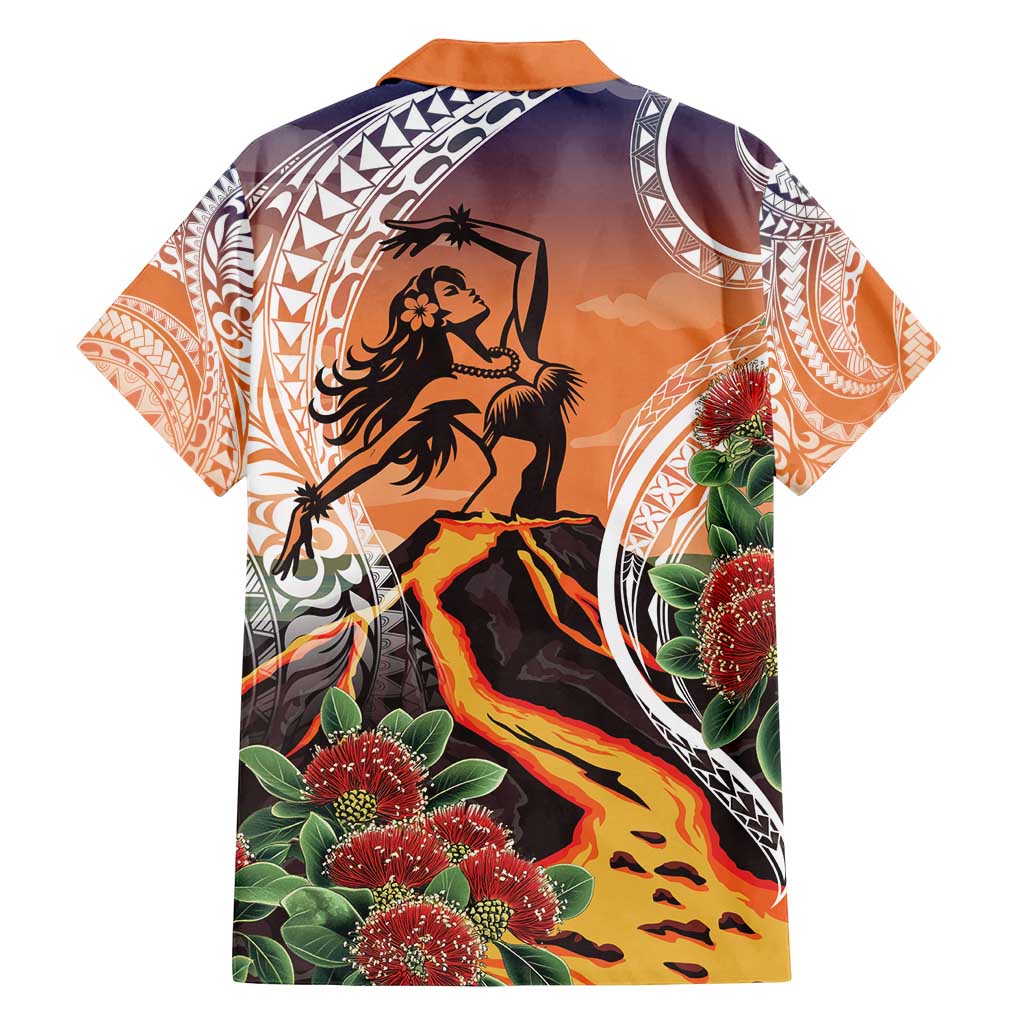 Hawaii Women's Day Tribal Family Matching Tank Maxi Dress and Hawaiian Shirt Pele Honua Mea