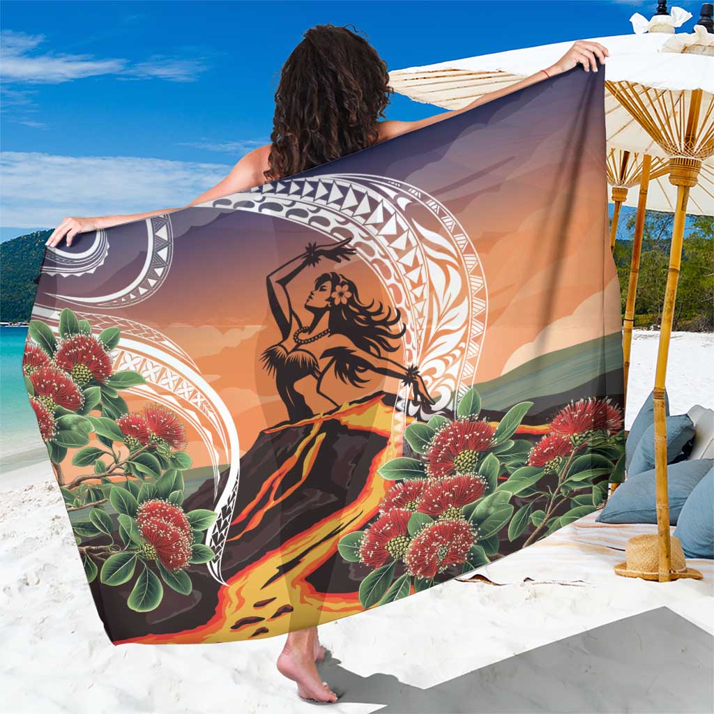 Hawaii Women's Day Tribal Sarong Pele Honua Mea LT7 One Size 44 x 66 inches Art - Polynesian Pride