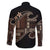 Samoa Siapo Mamanu Family Matching Tank Maxi Dress and Hawaiian Shirt Waves Motifs