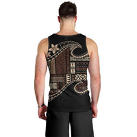 Samoa Siapo Mamanu Men Tank Top Waves Motifs
