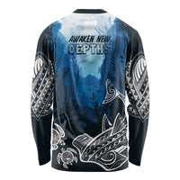 World Ocean Day Pasifika Long Sleeve Shirt Awaken New Depths LT7 - Polynesian Pride