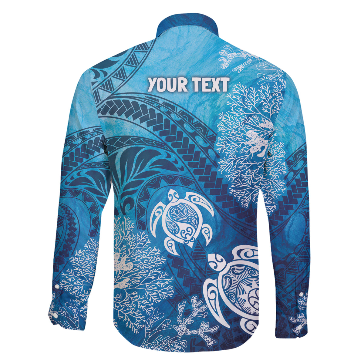 Hawaii World Ocean Day Family Matching Short Sleeve Bodycon Dress and Hawaiian Shirt Kakau Turtles LT7 - Polynesian Pride