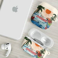 Summer Holiday It's 5 o'clock Somewhere Vintage Hawaii AirPods Case