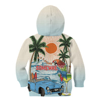 Summer Holiday It's 5 o'clock Somewhere Vintage Hawaii Kid Hoodie