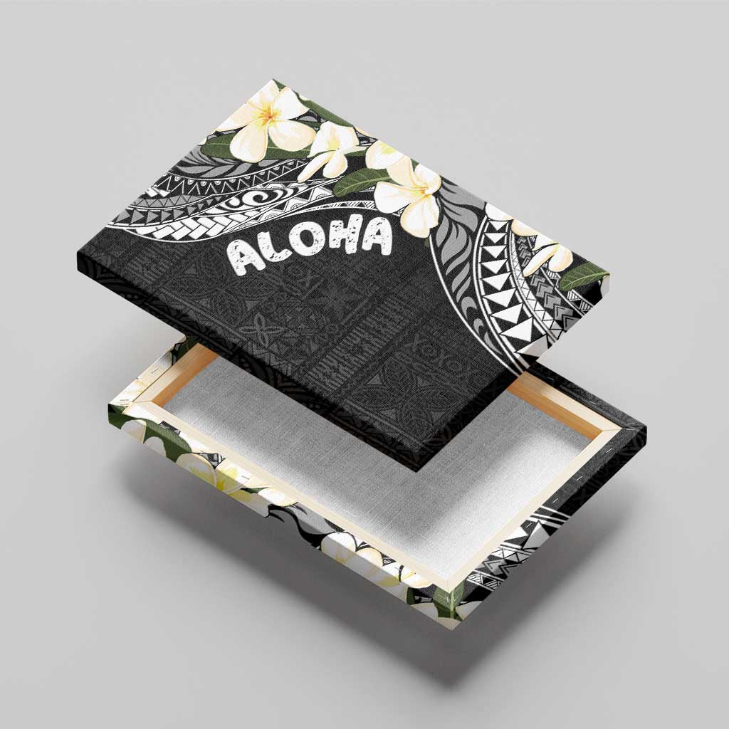 Aloha Hawaii Festive Canvas Wall Art Frangipani Lace Classic