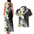 Aloha Hawaii Festive Couples Matching Tank Maxi Dress and Hawaiian Shirt Frangipani Lace Classic