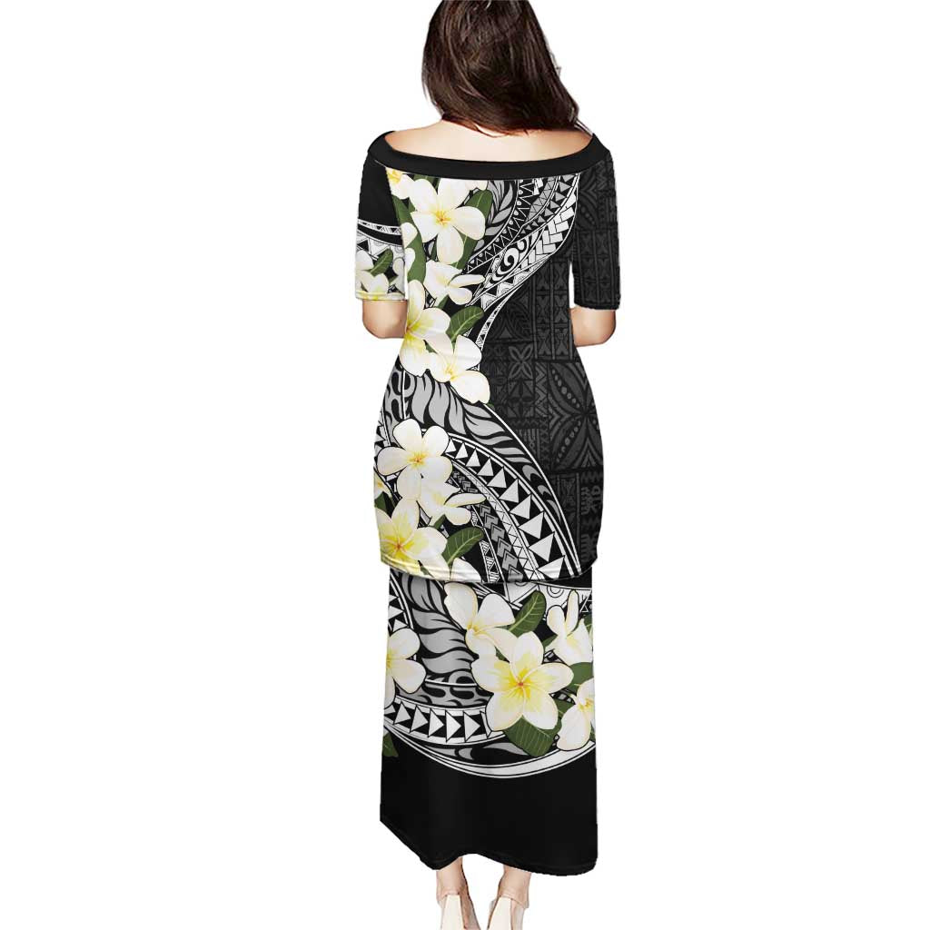 Aloha Hawaii Festive Puletasi Frangipani Lace Classic