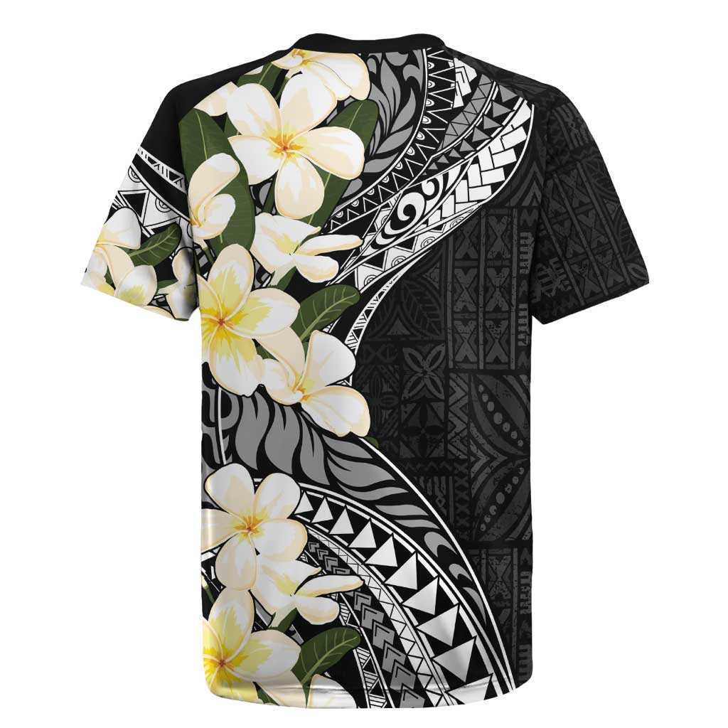 Aloha Hawaii Festive Rugby Jersey Frangipani Lace Classic