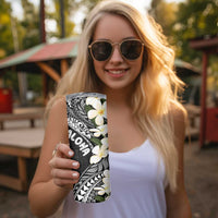 Aloha Hawaii Festive Skinny Tumbler Frangipani Lace Classic