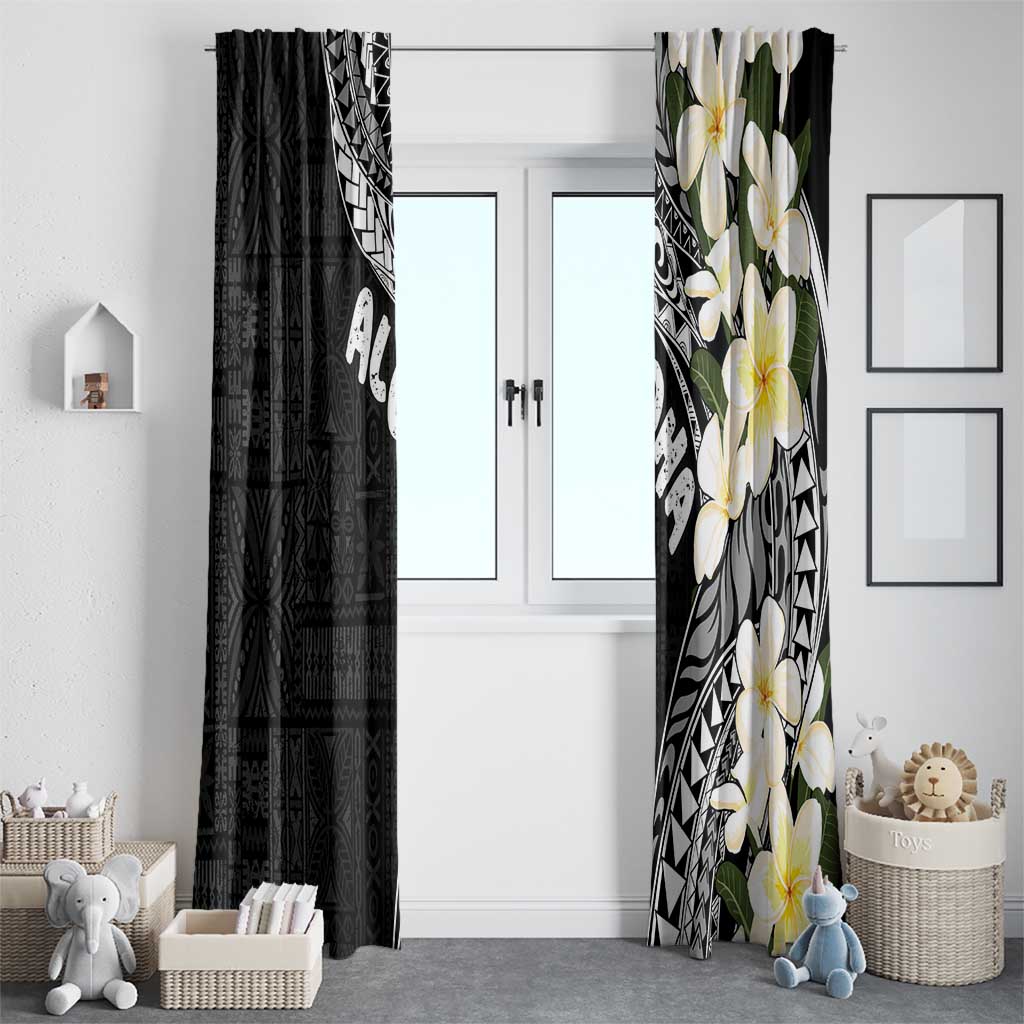 Aloha Hawaii Festive Window Curtain Frangipani Lace Classic LT7 - Polynesian Pride