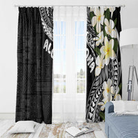 Aloha Hawaii Festive Window Curtain Frangipani Lace Classic LT7 - Polynesian Pride