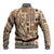 Samoa Tapa Baseball Jacket Siapo Mix Tatau Patterns LT7 - Polynesian Pride