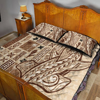 Samoa Tapa Quilt Bed Set Siapo Mix Tatau Patterns LT7 - Polynesian Pride