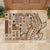 Samoa Tapa Rubber Doormat Siapo Mix Tatau Patterns LT7 - Polynesian Pride