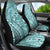 Samoa Tapa Car Seat Cover Siapo Mix Tatau Patterns - Teal LT7 - Polynesian Pride